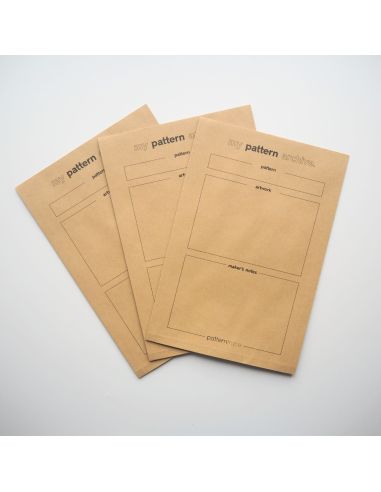 Sobres de almacenamiento para patrones de costura – lote de 10