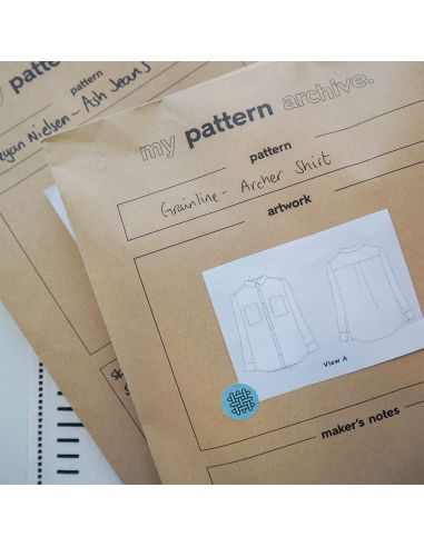 Pegatinas de organización para patrones de costura