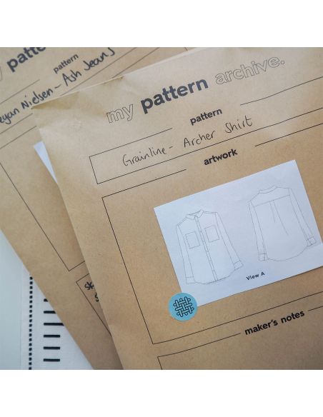 Pegatinas de organización para patrones de costura