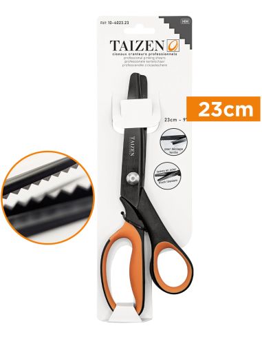 Tijeras dentadas profesionales Taizen 23 cm