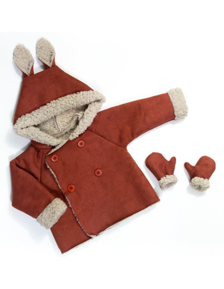 Patrón de chaleco, chaqueta, bata y impermeable Grand Ourse - Ikatee