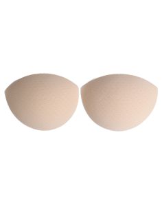 Copas medias de sujetador beige