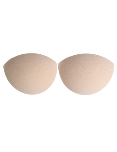 Copas medias de sujetador beige