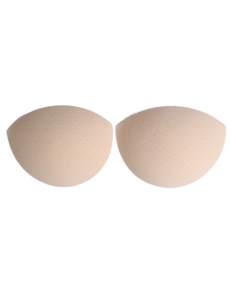 Copas medias de sujetador beige