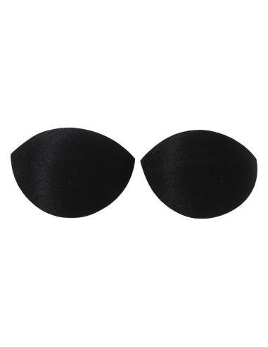 Copas push-up media luna sujetador negro