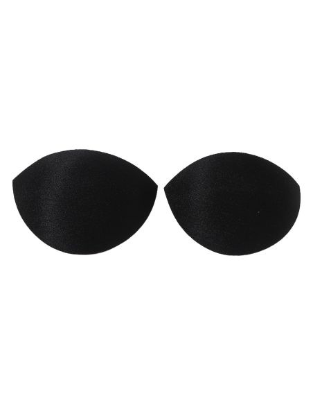 Copas push-up media luna sujetador negro