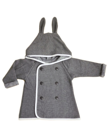 Patrón de chaleco, chaqueta, bata y impermeable Grand Ourse - Ikatee