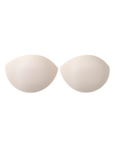 Copas push-up media luna sujetador beige