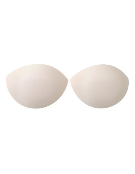 Copas push-up media luna sujetador beige
