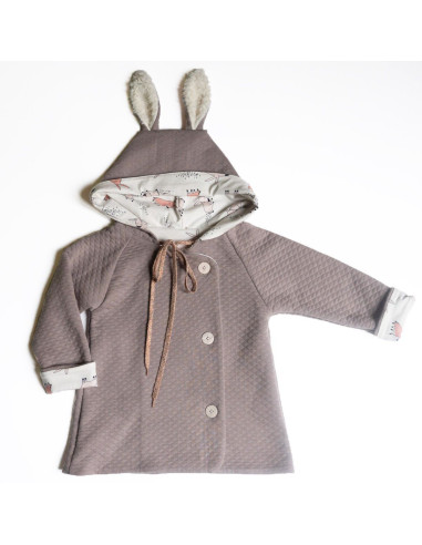 Patrón de chaleco, chaqueta, bata y impermeable Grand Ourse - Ikatee
