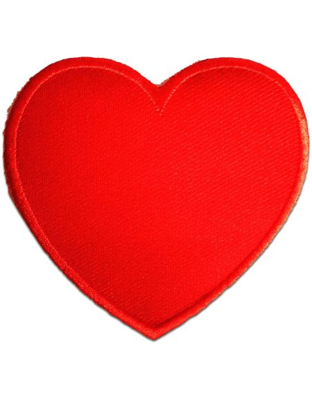 Parche termoadhesivo corazón rojo