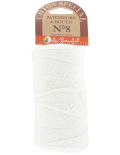Algodón especial boutis n°8 - Blanco