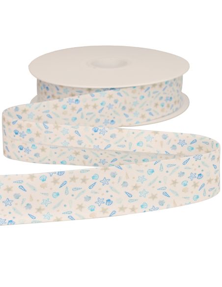 Conchas sesgadas - Azul claro