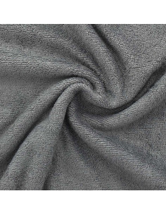 Tejido de rizo de viscosa - Gris