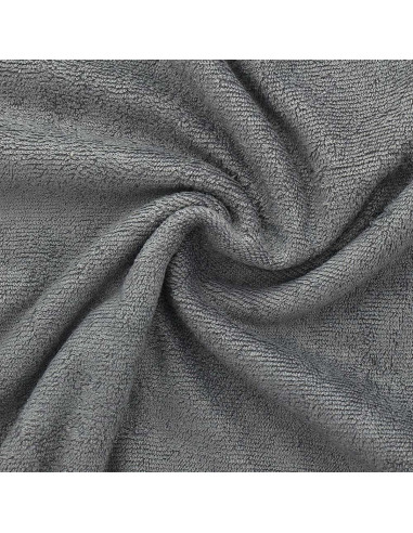 Tejido de rizo de viscosa - Gris