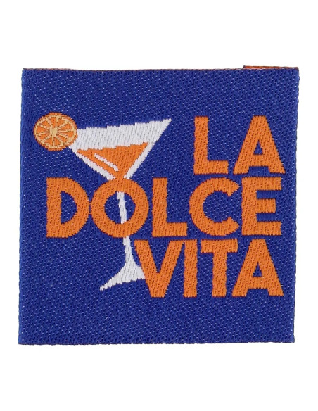 Lote de 4 etiquetas para coser - La dolce vita