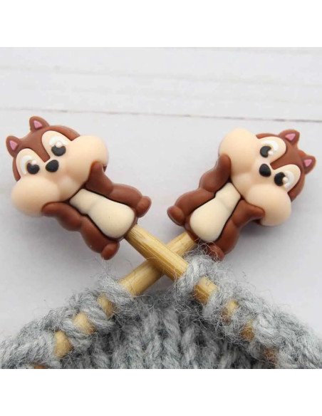 Tapones de malla para agujas de tejer - Tamia