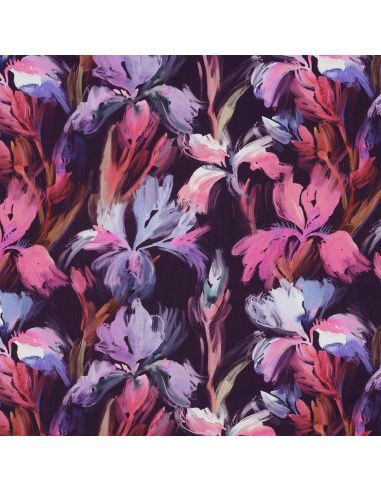 Tejido de viscosa - Iris violeta