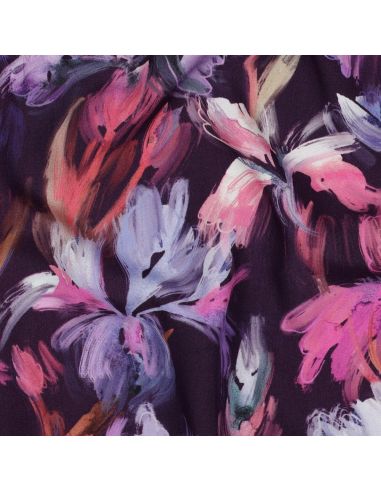 Tejido de viscosa - Iris violeta