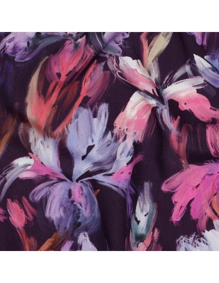 Tejido de viscosa - Iris violeta