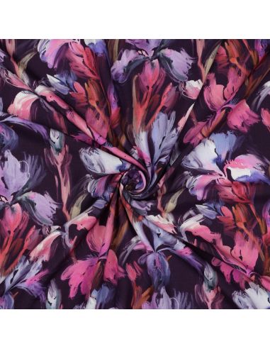 Tejido de viscosa - Iris violeta