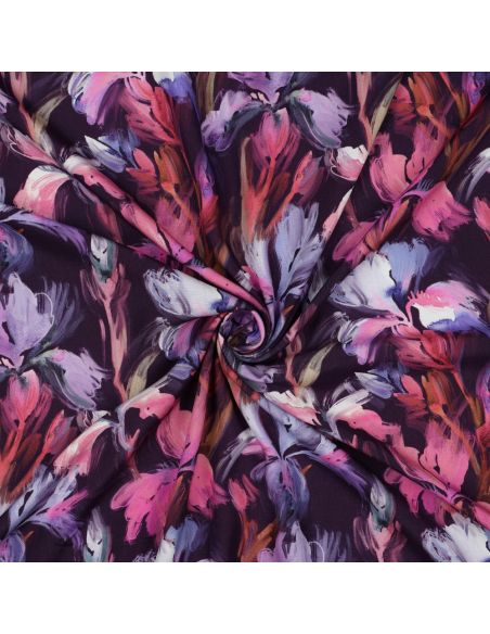 Tejido de viscosa - Iris violeta