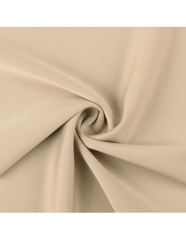 Tejido Scuba efecto piel de melocotón - Beige