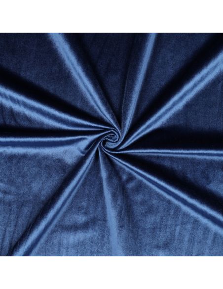 Tela de terciopelo de lujo para muebles - Azul marino