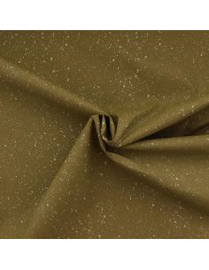 Tela de lona impermeable para chubasquero - Batik verde oliva