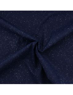 Tela de lona impermeable para chubasquero - Batik azul