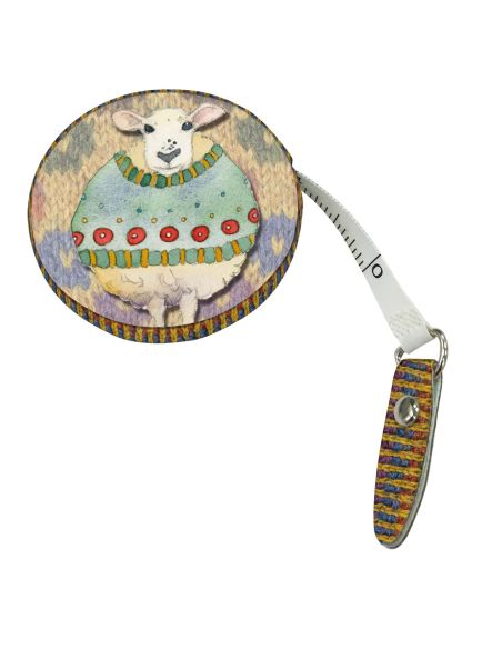 Cinta métrica retráctil 150 cm - Oveja y suéter