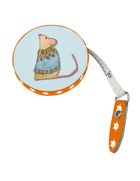 Cinta métrica retráctil 150 cm - Gatito y ratón