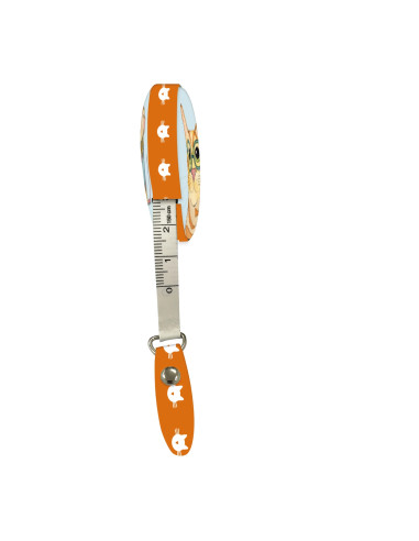 Cinta métrica retráctil 150 cm - Gatito y ratón