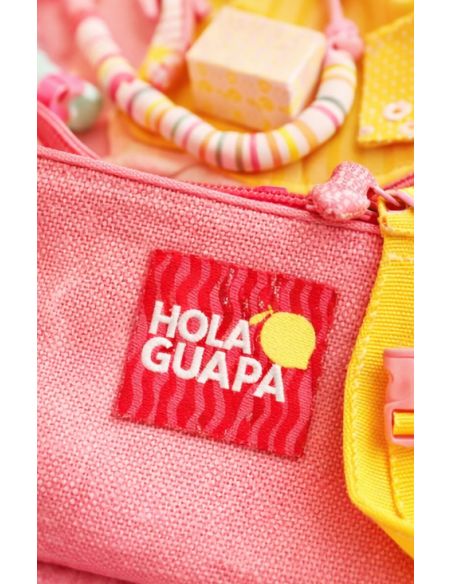 Lote de 4 etiquetas para coser - Hola guapa